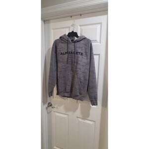 Alphalete Men’s Medium Hoodie/ Grey Camo/ With Kangaroo Pouch/ Great Condition